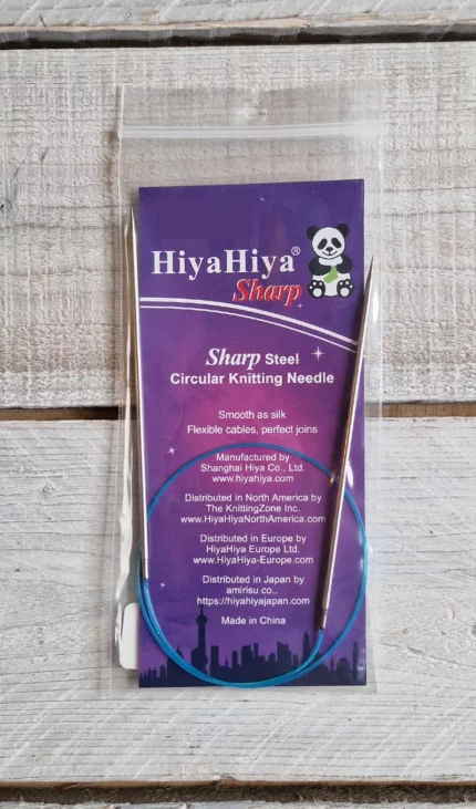 HiyaHiya Sharp - hringprjónn - 80cm 3.75mm