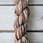 Við átum alla karamelluna - Sjálfmynstrandi - Merino Nylon Sock