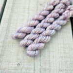 Handlitað útsaumsgarn - merino/silki