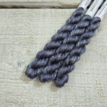 Handlitað útsaumsgarn - 100% silki