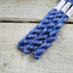 Handlitað útsaumsgarn - 100% silki