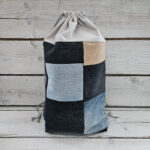 Verkefnapoki - handsaumaður