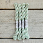 Handlitað útsaumsgarn - 100% silki