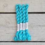 Handlitað útsaumsgarn - 100% silki