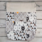 Verkefnapoki - handsaumaður