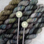 Stopparar á prjóna - græn