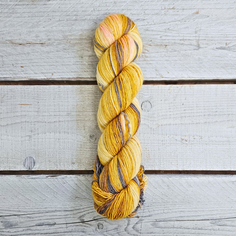 Faded-colorway-100 Merino Nylon Sock - A faded colorway - Image 1