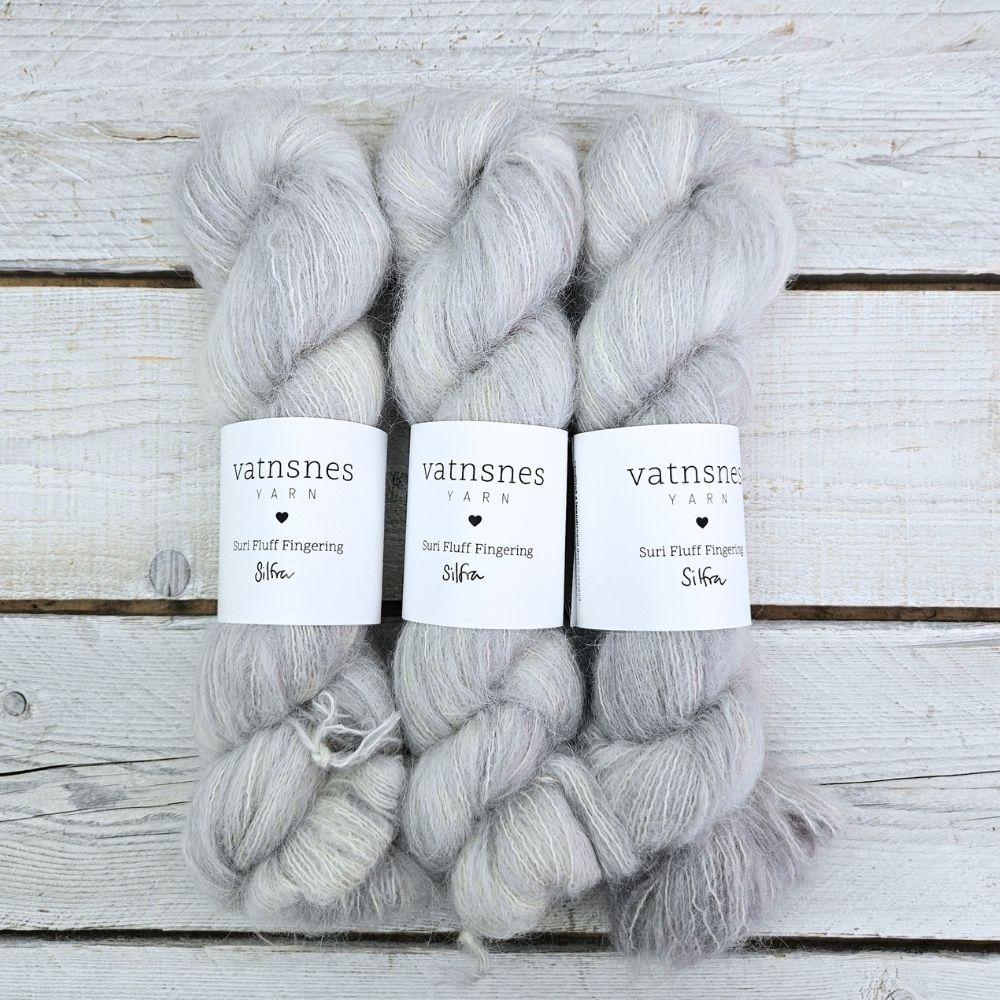 silfra-vatnsnes-yarn-suri-fluff-fingering Silfra - Suri Fluff Fingering - Image 1